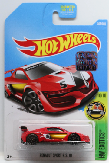 Hot Wheels Renault Sport R.S. 01 HW Exotics DVC53