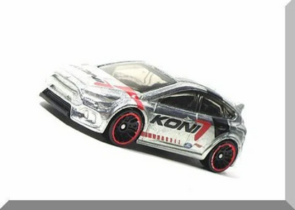 Hot Wheels Ford Focus RS HW Speed Graphics FHB87 - ZAMAC #002 - Walmart Exclusive - Plus (+) a Bonus Hot Wheel