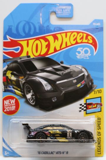 Hot Wheels '16 Cadillac ATS-V R HW Legends of Speed FJV57 - Plus (+) a Bonus Hot Wheel