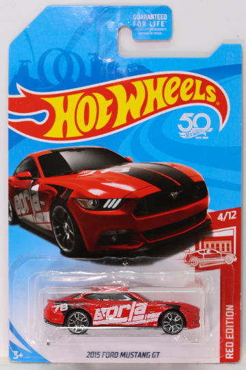 Hot Wheels 2015 Ford Mustang GT HW Red Edition FKC17 - Target Exclusive
