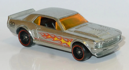 Hot Wheels '67 Ford Mustang Coupe ZAMAC - 50th Anniversary FRN24 - Plus (+) a Bonus Hot Wheel - Rare and VHTF