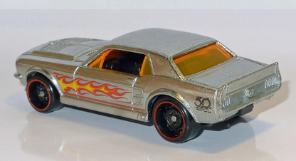 Hot Wheels '67 Ford Mustang Coupe ZAMAC - 50th Anniversary FRN24 - Plus (+) a Bonus Hot Wheel - Rare and VHTF