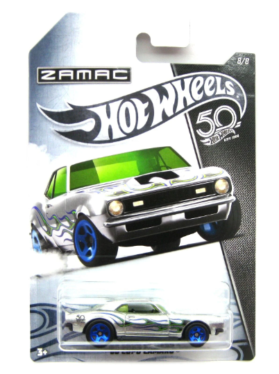 Hot Wheels '68 COPO Camaro ZAMAC - 50th Anniversary FRN31 - Plus (+) a Bonus Hot Wheel - Rare and VHTF