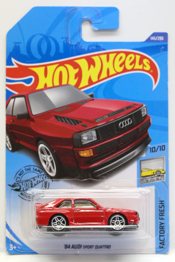 Hot Wheels '84 Audi Sport Quattro HW Factory Fresh GHC03 - Plus (+) a Bonus Hot Wheel