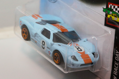 Hot Wheels Ford GT-40 HW Race Day GHC55 - Plus (+) a Bonus Hot Wheel - Gulf Livery