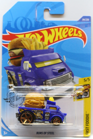 Hot Wheels Buns of Steel HW Fast Foodie GHD71 2020 - Treasure Hunt - Plus (+) a Bonus Hot Wheel