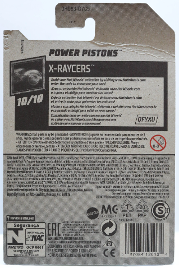 Hot Wheels Power Pistons HW X-Raycers GHD83 2020 - Treasure Hunt - Plus (+) a Bonus Hot Wheel Inactive