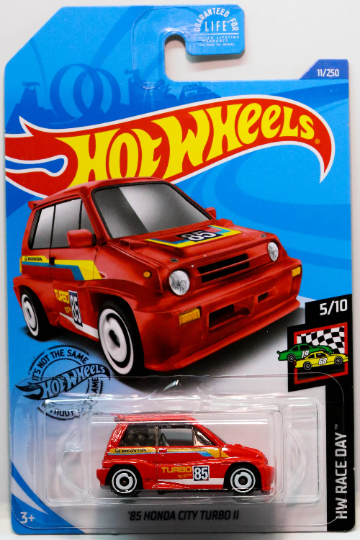 Hot Wheels '85 Honda City Turbo II HW Race Day GHF22 - Plus (+) a Bonus Hot Wheel