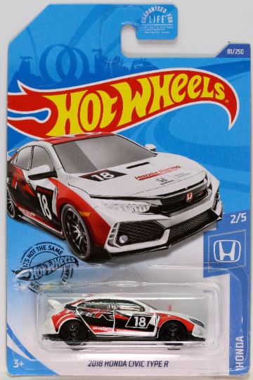 Hot Wheels 2018 Honda Civic Type R HW Honda GHF50