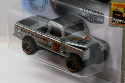 Hot Wheels Land Rover Series III Pickup HW Baja Blazers GHG43 - ZAMAC #003 - Walmart Exclusive