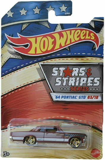 Hot Wheels 1/64 Stars and Stripes Walmart Exclusive - GJW63-999B - Set of Ten (10) Cars - VHTF Rare