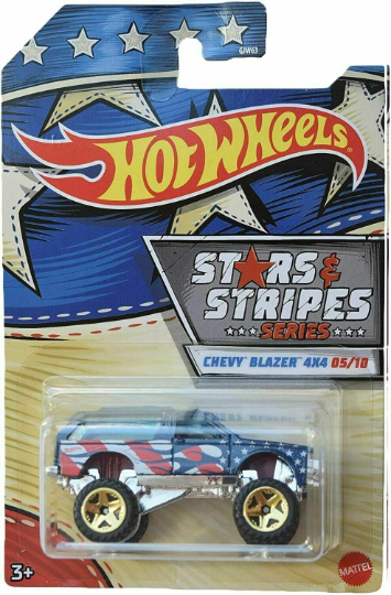 Hot Wheels 1/64 Stars and Stripes Walmart Exclusive - GJW63-999B - Set of Ten (10) Cars - VHTF Rare