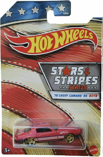 Hot Wheels 1/64 Stars and Stripes Walmart Exclusive - GJW63-999B - Set of Ten (10) Cars - VHTF Rare