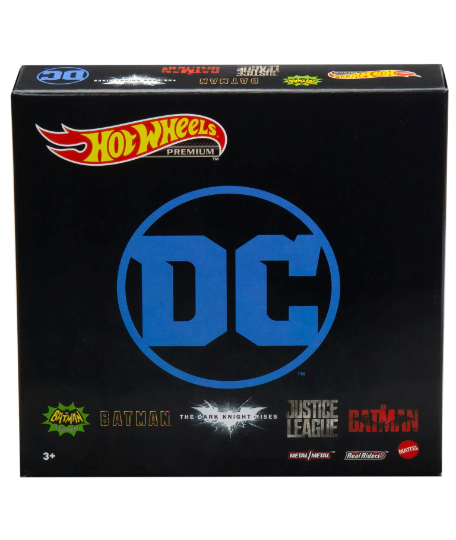 Hot Wheels Collectors Premium Batman Bundle - GRM17 - Limited Edition Set of Five (5)
