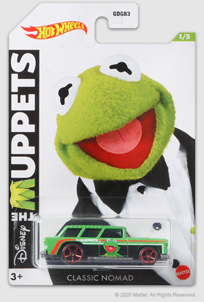 Disney’s The Muppets! Hot Wheels Set of Five (5) - Plus (+) three (3) Bonus Hot Wheels