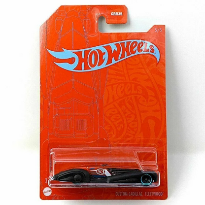 Hot Wheels Orange And Blue EMC 53rd Anniversary Models - GRR35-956A - Mix 1 Full Set of 5 Cars - Rare VHTF