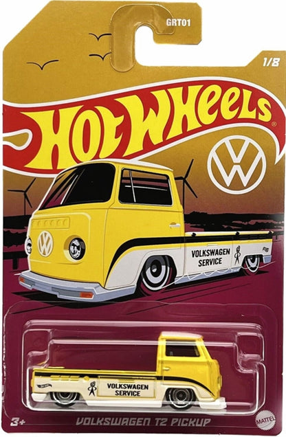 Hot Wheels 2022 Volkswagen Walmart Exclusive Collection - Plus (+) a Bonus Hot Wheel - Full Set - GRT01-956D