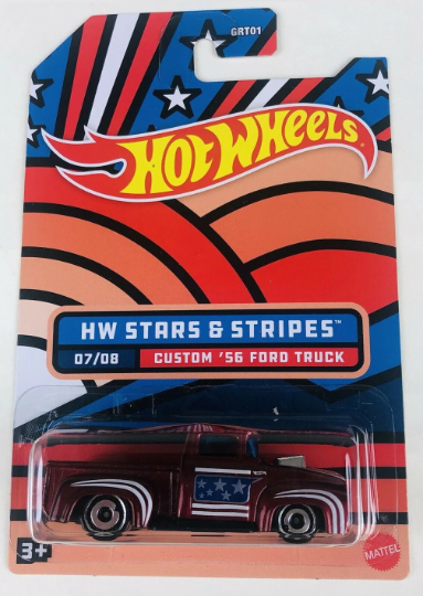 Hot Wheels 1/64 Stars and Stripes Series - Walmart Exclusive - GRT01-HDH - Set of Eight (8) Cars