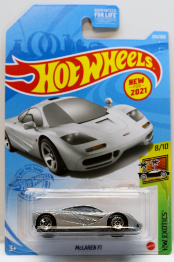 Hot Wheels McLaren F1 HW Exotics GRX57 - Plus (+) a Bonus Hot Wheel