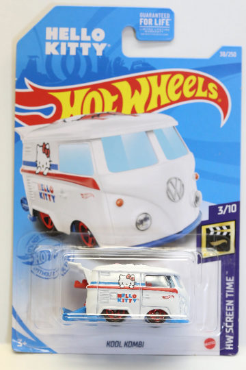 Hot Wheels Kool Kombi HW Screen Time GRX94 - Plus (+) a Bonus Hot Wheel - Hello Kitty