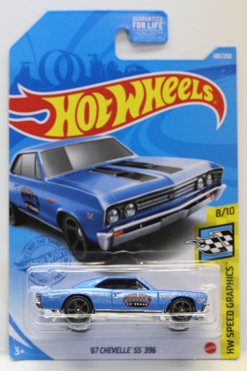 Hot Wheels '67 Chevelle SS 396 HW Speed Graphics GRY43 - Plus (+) a Bonus Hot Wheel