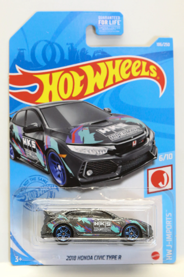 Hot Wheels 2018 Honda Civic Type R HW J-Imports GTB06