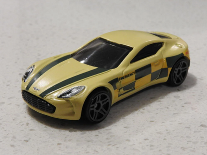 Hot Wheels Aston Martin One-77 HW Rescue GTB13 - Plus (+) a Bonus Hot Wheel