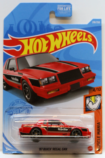 Hot Wheels '87 Buick Regal GNX HW Muscle Mania GTB43 - Plus (+) a Bonus Hot Wheel