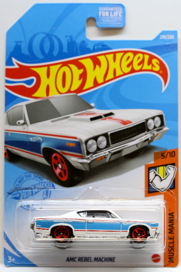 Hot Wheels AMC Rebel Machine HW Muscle Mania GTB44