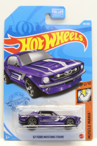 Hot Wheels '67 Ford Mustang Coupe HW Muscle Mania GTB45