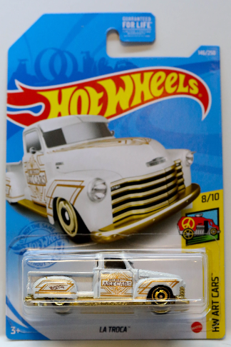 Hot Wheels 1950 Chevrolet 3100 Lowrider "La Troca" HW Art Cars GTB97