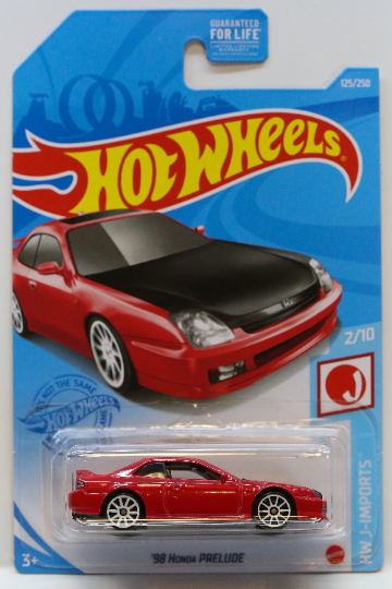 Hot Wheels Honda Prelude HW J-Imports GTC08 de 1998 - Plus (+) une Hot Wheel en bonus