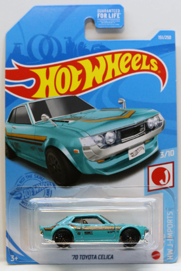 Hot Wheels '70 Toyota Celica HW J-Imports GTC09 - Plus (+) a Bonus Hot Wheel