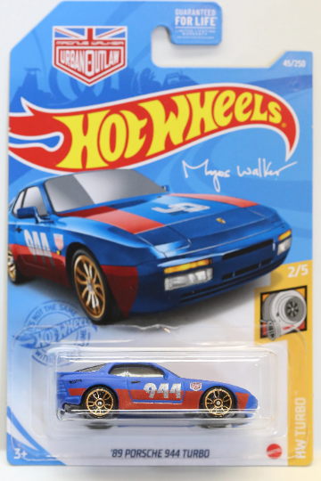 Hot Wheels '89 Porsche 944 Turbo HW Turbo GTC38 - Plus (+) a Bonus Hot Wheel