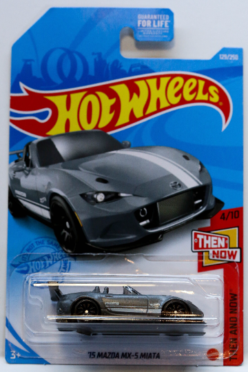 Hot Wheels '15 Mazda MX-5 Miata HW Then and Now GTC67 - Plus (+) a Bonus Hot Wheel