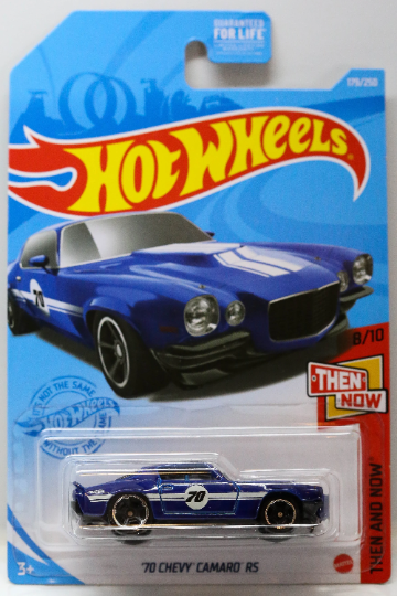 Hot Wheels '70 Chevy Camaro RS HW Then and Now GTC69 - Plus (+) a Bonus Hot Wheel