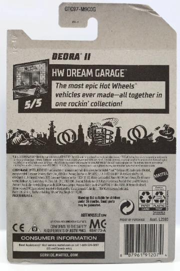 Hot Wheels Deora II HW Mattel Dream Garage GTC97 - Treasure Hunt - Plus (+) a Bonus Hot Wheel