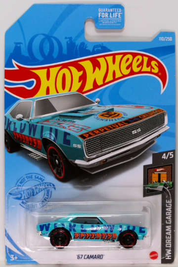 Hot Wheels '67 Camaro HW Dream Garage GTD32 - Dollar General Exclusive - Plus (+) a Bonus Hot Wheel - Rare