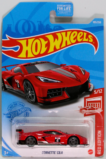 Hot Wheels Corvette C8.R HW Red Edition GTD53 - Target Exclusive - Plus (+) a Bonus Hot Wheel