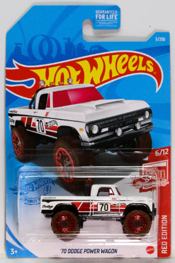 Hot Wheels '70 Dodge Power Wagon HW Red Edition GTD54 - Target Exclusive - Plus (+) a Bonus Hot Wheel