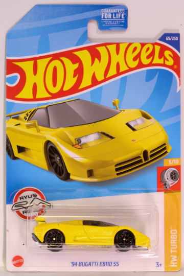 Hot Wheels '94 Bugatti EB110 SS HW Turbo HCT67 - Plus (+) a Bonus Hot Wheel