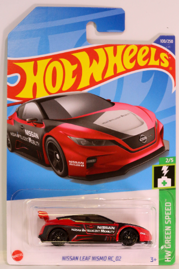 Hot Wheels Nissan Leaf NISMO RC_02 HW Green Speed HCT78