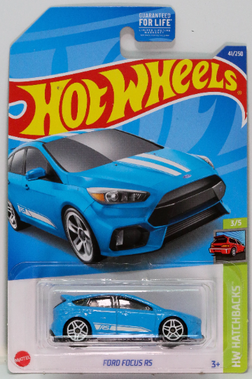 Hot Wheels Ford Focus RS HW Hatchbacks HCV28 - Plus (+) a Bonus Hot Wheel