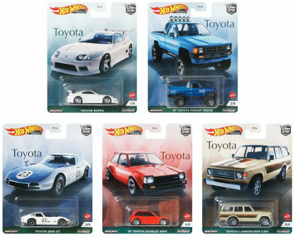 Hot Wheels Premium Car Culture 2022 TOYOTA - FPY86-957H - U-Pick Singles - Premium with Real Riders