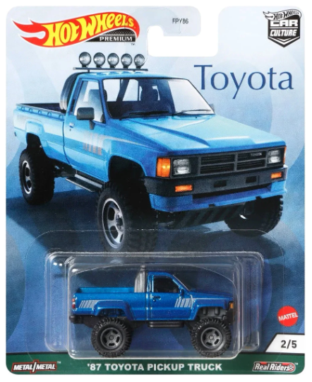 Hot Wheels Premium Car Culture 2022 TOYOTA - FPY86-957H - U-Pick Singles - Premium with Real Riders