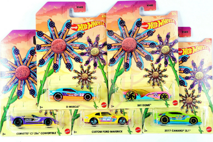 Hot Wheels 2022 Spring Easter Collection - Plus (+) a Bonus Hot Wheel - Full Set - V1405-HDG90