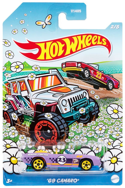 Hot Wheels 2023 Spring Easter Collection - Plus (+) a Bonus Hot Wheel - Full Set - V1405-HLJ30