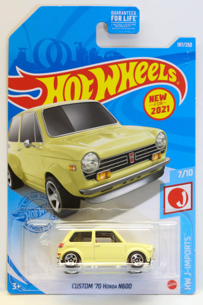 Hot Wheels CUSTOM '70 Honda N600 HW J-Imports GRX33 - Plus (+) a Bonus Hot Wheel