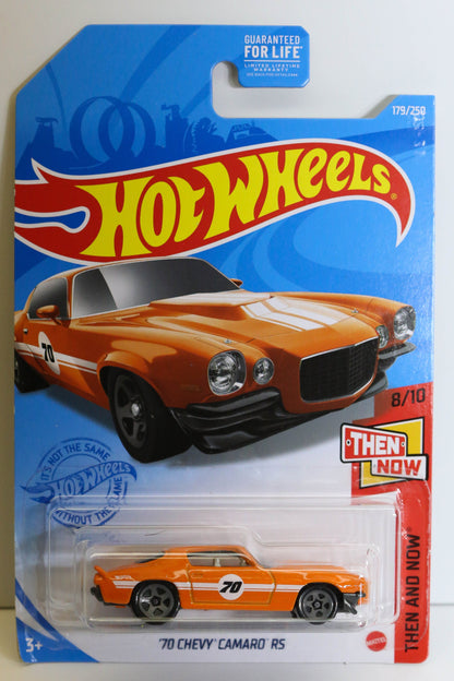 Hot Wheels '70 Chevy Camaro RS HW Then and Now GTB37 - Plus (+) a Bonus Hot Wheel