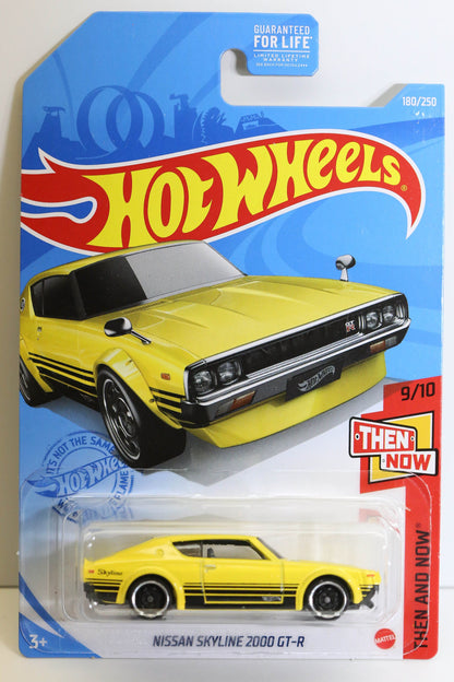 Hot Wheels Nissan Skyline 2000 GT-R HW Then and Now GTB39 - Plus (+) a Bonus Hot Wheel